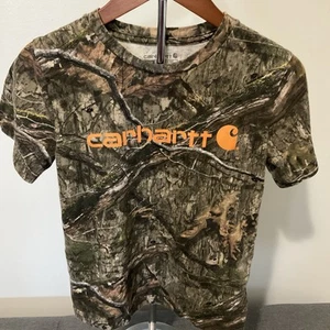Carhartt Camo T-Shirt. SZ 8/10 Youth - Picture 1 of 4