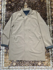Lululemon Mens Jacket Driver’s Coat Water Repellent Stretch Breathable Khaki Med - Picture 1 of 21