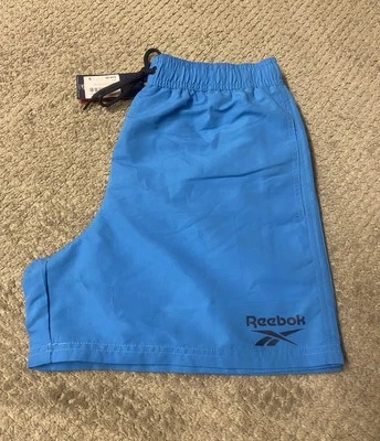 ReeboK Yale Mens Swimming Shorts Swim Holiday Short Summer Beach Blue - Image 1 of 4