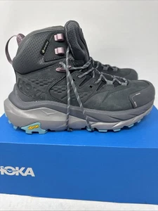 NEW Hoka Kaha 2 GTX Women’s Gray Hiking Boots Trail Vibram Size 6 B - Picture 1 of 11