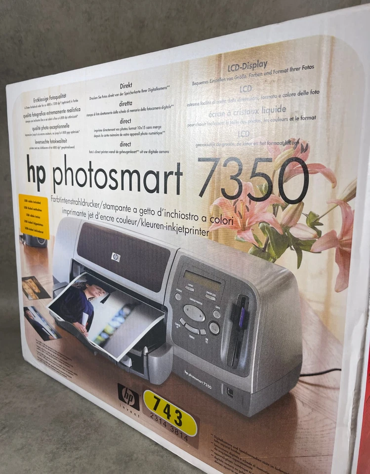 HP Photosmart 7350 - Farbtintenstrahldrucker - Drucker - Selten - Neu - Bild 1 von 4