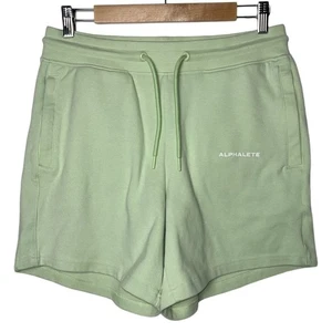 Alphalete Essential Core Short Damen Gr. Large Frozen Spring Green Sweatshort - Bild 1 von 16