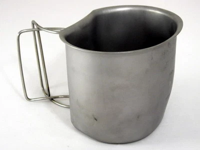 BCB Army Waterbottle Metal Crusader Cup Survival Mug - Image 1 of 2