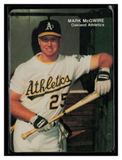 1990 Mother's Cookies Mark McGwire #2 Mark McGwire