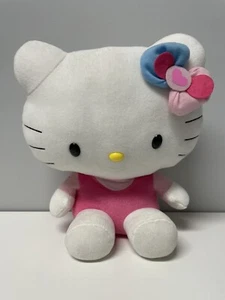SANRIO 2013 Soft Stuffed HELLO KITTY Plush White Pink 13" Valentine’s Christmas - Picture 1 of 10