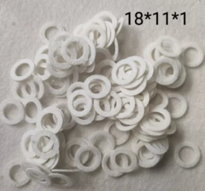 Nuovo 20 pezzi 18*11*1 mm anello di tenuta in feltro di lana anello di tenuta antipolvere - Foto 1 di 5