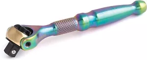Titan 1/4 in. Cabezal giratorio de titanio micro trinquete 11326 - Imagen 1 de 7