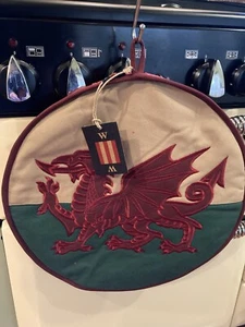 Kochpads Kochfeldabdeckungen mit walisischer Flagge für AGA Herd (teegefärbt) - Bild 1 von 8