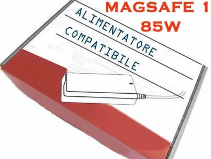 ALIMENTATORE CARICA BATTERIE PER APPLE MACBOOK PRO 15 17" 85W 220V A1189 A1211 - Immagine 1 di 1