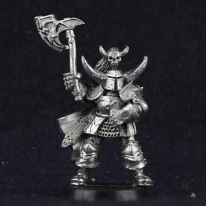 Chaos Warrior w/ Battle Axe Champion 90s Command Marauder Metal Citadel P22 - Picture 1 of 1