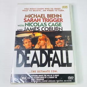Deadfall (DVD, 1993) Nicolas Cage Crime Drama All Regions *RARE* Free Postage - Picture 1 of 5