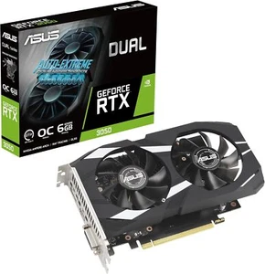 ASUS Dual GeForce RTX 3050 6GB OC GDDR6, PCIe 4.0 HDMI 2.1 DP 1.4a Axial Fans 0d - Picture 1 of 6