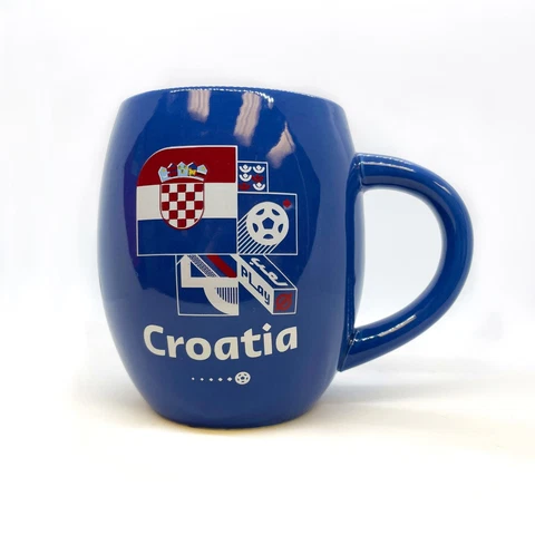 FIFA World Cup 2022 Croatia 18oz Jumbo Coffee Mug Official Licensed (Gift Box) Cover