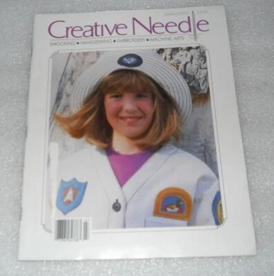 Creative Needle Magazine July/Aug 1992 Smocking Hand Sewing Embroidery, Arts - Image 1 of 2