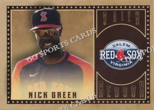 Salem Red Sox 2022 Nick Green Boston Red Sox PC - Imagen 1 de 1