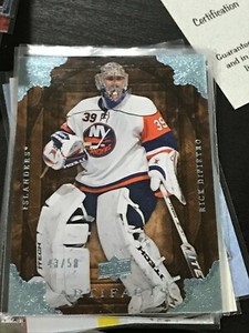  2008-09 Artifacts Blue #38 Rick DiPietro/50 rangers!
