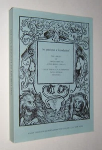 So precious a foundation: Library of Leander Van Ess – Ltd Ed – 1996 - Theology - Imagen 1 de 10
