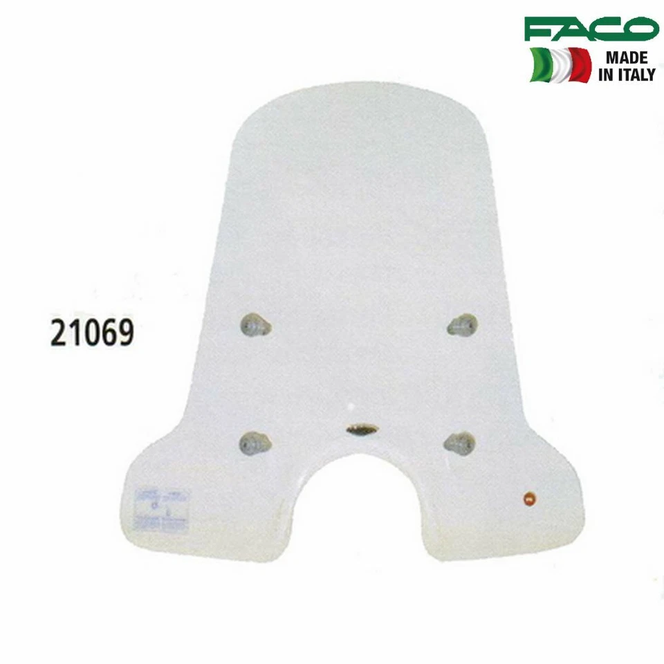 FACO 21069 PARABREZZA CON ASTE VERNICIATE PIAGGIO FOR VESPA PX E 200 1981 1997 - Immagine 1 di 1