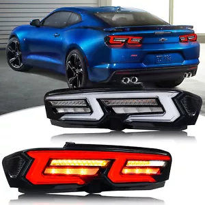 LED Tail Lights For Chevrolet Chevy Camaro 2019-2024 SS ZL1 Rear Lamps Assembly - Picture 1 of 5