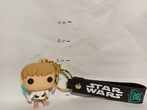 LUKE SKYWALKER-SCHLÜSSELANHÄNGER-TASCHENCLIP-STAR WARS-3D-PVC- "VERSAND AM NÄCHSTEN TAG" - Bild 1 von 1