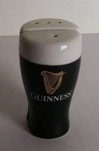 Guinness Bier Salz-u. Pfefferstreuer, in Bierglasform, Keramik, Neu - Bild 1 von 5