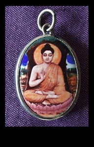 BUDDHA BUDDHIST THAI AMULET PENDANT 11   - Picture 1 of 1