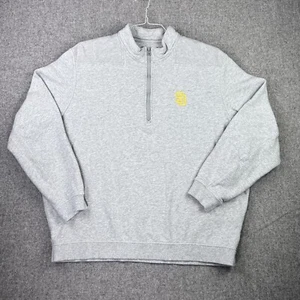 Vineyard Vines Men's 1/4 Zip Gray Sweatshirt Sz XL Gold Padres SD Embroidered - Picture 1 of 15