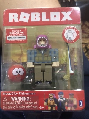 FIGURA DE ACCIÓN DE PESCADOR ROBLOX MEEPCITY CON CÓDIGO DE ARTÍCULO VIRTUAL Foto 1 de 4