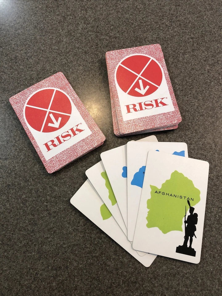 Vintage Risk 1968 Board Game Individual Replacement Card You Pick Country RARE - Image 1 of 1