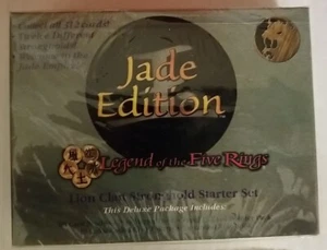 Legend of the Five Rings Jade Edition Lion Clan Stronghold Starter Set Sealed - Picture 1 of 2