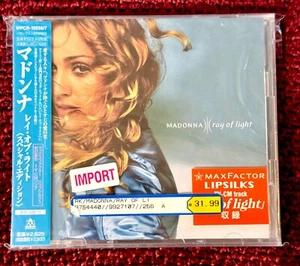 MADONNA SEALED MINT RAY OF LIGHT JAPAN CD SPECIAL MAX FATOR LIPSTICK PROMO ALBUM - Picture 1 of 10