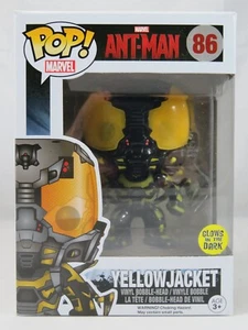 Marvel Funko Pop - Yellow Jacket (Glow) - Ant-Man - No. 86 - Free Protector - Picture 1 of 17