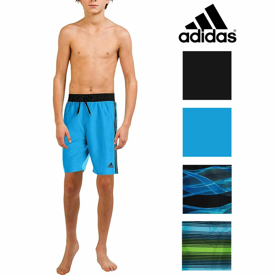 NEW! Adidas Boy's Swim Trunks Board Shorts Swimwear VARIETY OF COLORS & SIZES - Image 1 of 1
