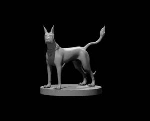 Blink Dog Mini - DND - Pathfinder - Dungeons & Dragons - RPG - Tabletop - mz4250 - Picture 1 of 1
