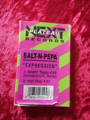 SALT & PEPA "EXPRESSION"  CASSETTE SINGLE - 90'S CLASSIC HIP HOP & R&B - Image 1 of 2