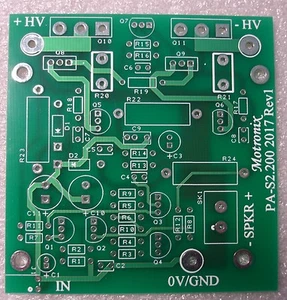 Amplificador de Potencia 2 Placas para Amplificador de Potencia Estéreo Hágalo Usted Mismo. Solo PCB sin piezas - Imagen 1 de 5