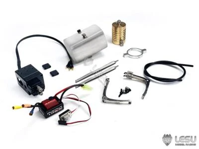 Sistema hidráulico de cilindros de elevación LESU 155 MM para camión volquete modelo Tamiya 1/14 RC Foto 1 de 2