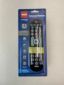 RCA RCRBB04GR 4-Device Big-Button Universal Remote Control - Picture 1 of 4