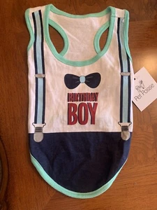 NWT-Pet Posse Graphic Birthday Boy Tank Top-Size Small - Picture 1 of 7