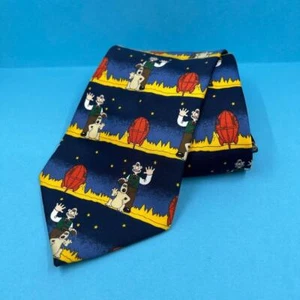 Vintage Wallace & Gromit Tie Novelty Aardman Marks & Spencer UK Necktie 1980s - Picture 1 of 4