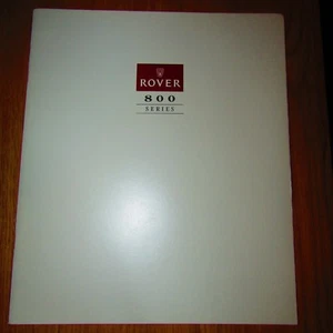 ROVER 800 820e 820i 827 SE SLi Fastback Vitesse Sterling Saloon Brochure 1989 - Picture 1 of 1