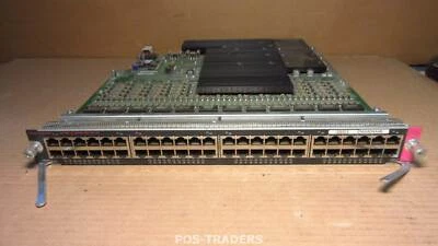 Cisco WS-X6548-GE-45AF 48-port 10/100/1000 POE 802.3AF - FROM CISCO WS-C6509-E - Bild 1 von 2