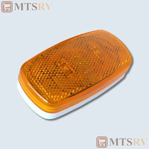 Bargman Waterproof AMBER LED Clearance Side Marker Light with Reflex Reflector - Picture 1 of 3