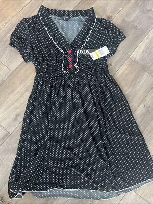 Xoxo Collection Vestido Lunares Juniors Mediano Nuevo Con Etiquetas Foto 1 de 3