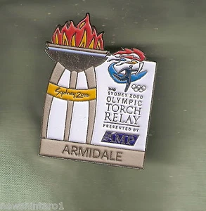 ARMIDALE  2000 OLYMPIC AMP TORCH RELAY PIN - Bild 1 von 2