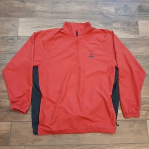 Bethpage Black Jacket Mens XL Red Nike Golf US Open 2009 Pullover Windbreaker - Picture 1 of 12