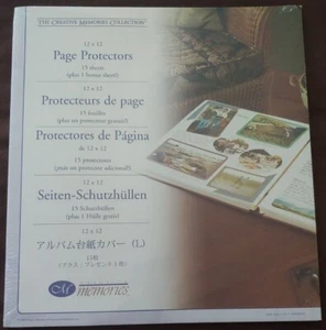 Creative Memories 12x12 Clear Page Protectors 15 Sheets + 1 Bonus Sheet Sealed - Picture 1 of 4