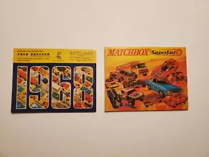 Vintage Matchbox 1968 & 70' Catalogs Old Store Stock - Picture 1 of 1