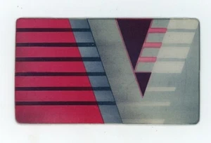 Tarjeta de visita con logotipo Vari-Vue años 70 parpadeo lenticular VARI-VUE - Imagen 1 de 2