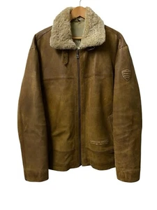 Irvin Style Aviator Suede Bomber shearling Jacket XXL American Original Airforce - Picture 1 of 20